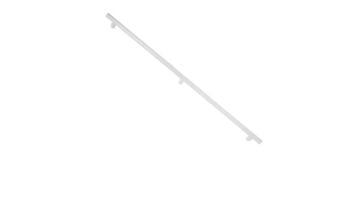Saftron 2-Post Safety & Exercise Support Bar | .25 Thickness 1.90" OD | 5" W x 9" L | Pair | White | X-09-W | X-09 PR-W