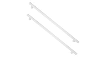 Saftron 2-Post Safety & Exercise Support Bar | .25 Thickness 1.90" OD | 5" W x 9" L | Pair | White | X-09-W | X-09 PR-W