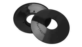 Saftron High Impact Vinyl Escutcheon | Pair | White | ESC-W