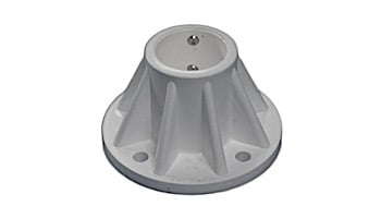 Saftron Surface Mounting Base | 1.93" W ID x 3" H OD | Single | White | SB-3-W