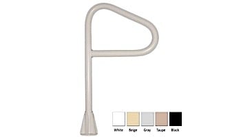 Saftron Spa Step Rail .25" Thickness 1.90" OD | Single | Grey | SS-36-G