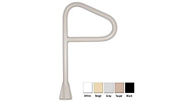 Saftron Spa Floor & Side Rail .25" Thickness 1.90" OD | Single | White | SSF-48-W
