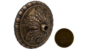 Black Oak Foundry Acanthus Leaf Emitter | Antique Brass / Bronze Finish | M220-AB | M235-AB