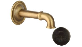 Black Oak Foundry Cortona Spout | Brushed Pewter Finish | S27-BP