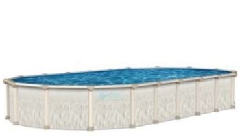 Ohana 12' x 23' Oval 52" Steel Pool with 7" Top Ledge | POHAPRA-YE122352SSPSPSB11-WS