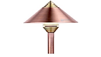 FX Luminaire QF 1 LED Path Light | Copper | 12" Riser | QF1LED12RCU KIT