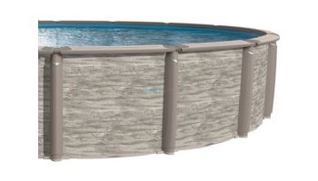 Azor 30' Round Above Ground Pool Sub-Assembly Only | 54" Wall | PAZOCNV-3054RRRRRRI10-TS