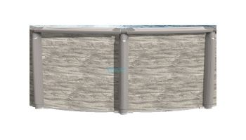 Azor 30' Round Above Ground Pool Sub-Assembly Only | 54" Wall | PAZOCNV-3054RRRRRRI10-TS