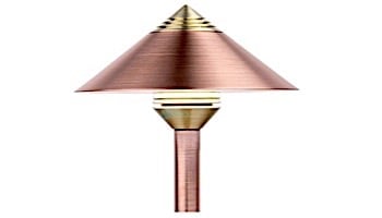 FX Luminaire QF 3 LED Path Light | Verde Speckle | 18" Riser | QF3LED18RVF KIT