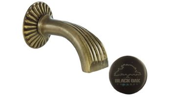 Black Oak Foundry Roma Spout | Brushed Nickel Finish | S19-BN