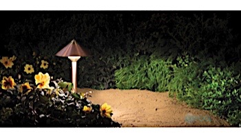 FX Luminaire QF 3 LED Path Light | Sedona Brown | 36" Riser | QF3LED36RSB KIT