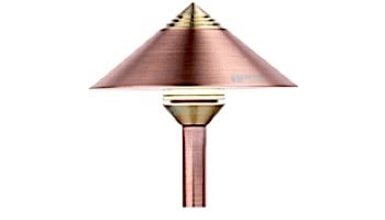FX Luminaire QF 1 LED Path Light | Copper | 12" Riser | QF1LED12RCU KIT