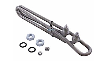 10" Incoloy Universal Flo-Thru Heater Element | 115V 1.375KW 240V 5.5KW | 12-0100-K