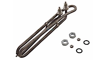 10" Incoloy Universal Flo-Thru Heater Element | 4.0KW 240V | 12-0102-K