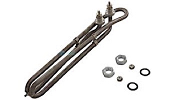 10" Incoloy Universal Flo-Thru Heater Element | 115V 1.375KW 240V 5.5KW | 12-0100-K