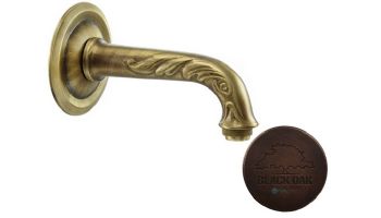Black Oak Foundry Turin Spout | Distressed Copper Finish | S34-DC