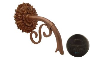 Black Oak Foundry Small Droop Spout with Versailles | Antique Pewter Finish | S400-AP