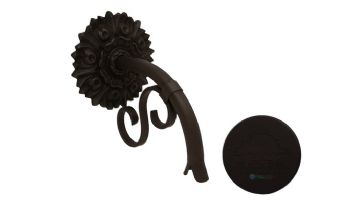 Black Oak Foundry Small Droop Spout with Versailles | Oil Rubbed Bronze Finish | S400-ORB