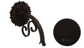 Black Oak Foundry Small Droop Spout with Versailles | Oil Rubbed Bronze Finish | S400-ORB