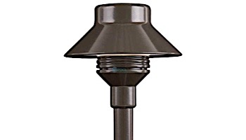 FX Luminaire TM 1 LED Path Light | Bronze Metallic | 12" Riser | TM1LED12RBZ KIT