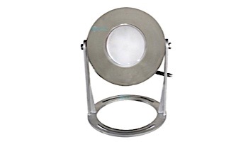 J&J Electronics PureWhite LED Underwater Fountain Luminaire | Base Only No Guard | 120V 100' Cord | LFF-F1L-120-NG-WB-100