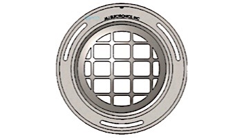J&J Electronics PureWhite LED Underwater Fountain Luminaire | Guard Only No Base | 12V 100' Cord | LFF-F1L-12-WG-NB-100