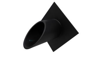 Black Oak Foundry 2.5" Deco Wall Scupper with Diamond Backplate | Oil Rubbed Bronze Finish | S913-ORB