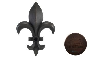 Black Oak Foundry Fleur de Lis Emitter | Distressed Copper Finish | M901-DC