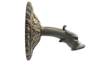 Black Oak Foundry Large Verona Spout | Brushed Nickel Finish | S17-BN