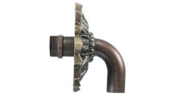 Black Oak Foundry Small Nikila Spout | Antique Brass / Bronze Finish | S80-A-AB | S85-A-AB