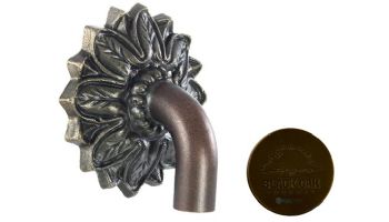 Black Oak Foundry Small Nikila Spout | Antique Brass / Bronze Finish | S80-A-AB | S85-A-AB
