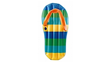 Blue Wave Beach Striped Flip Flop 71" Inflatable Pool Float | NT1773