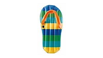 Blue Wave Beach Striped Flip Flop 71" Inflatable Pool Float | NT1773