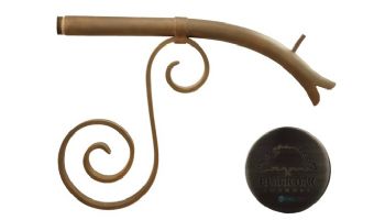 Black Oak Foundry Large Courtyard Spout | Brushed Pewter Finish | S7600-BP | S7642-BP