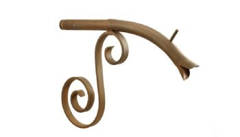 Black Oak Foundry Large Courtyard Spout | Brushed Pewter Finish | S7600-BP | S7642-BP