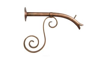 Black Oak Foundry Large Courtyard Spout with Florentine | Oil Rubbed Bronze Finish | S7624-ORB | S7664-ORB