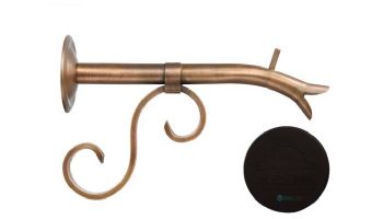 Black Oak Foundry Small Courtyard Spout with Turin | Oil Rubbed Bronze Finish | S7534-ORB