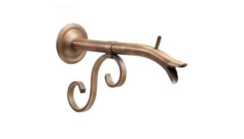 Black Oak Foundry Small Courtyard Spout with Turin | Oil Rubbed Bronze Finish | S7534-ORB