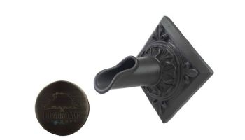 Black Oak Foundry Diamond Oak Leaf Scupper | Antique Pewter Finish | S52-A-AP
