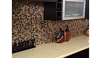 National Pool Tile Cosmopolitan Mosaic Glass Tile | Copper | COS-BARCELONA