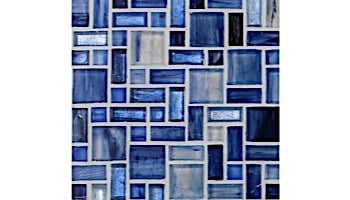National Pool Tile Cosmopolitan Mosaic Glass Tile | Light Blue | COS-SYDNEY