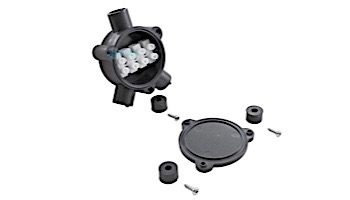 PAL Lighting JB-3 4 Way Junction Box For White -Garden- IP65 | 41-JBG34