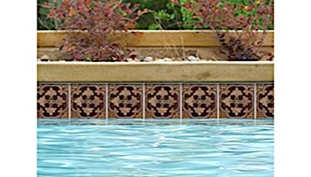 National Pool Tile Hana 6x6 Series | Sepia | HANA-SEPIA