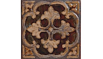 National Pool Tile Hana 6x6 Series | Sepia | HANA-SEPIA