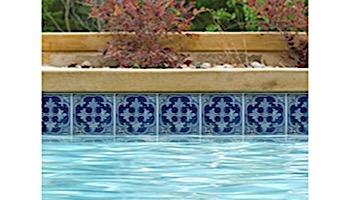 National Pool Tile Hana 6x6 Series | Cyan | HANA-CYAN
