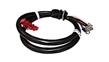Spa Builders AMP Plug Blower - 4 Pin 14-4 x 34" with Strain Relief Red | 38-0109A