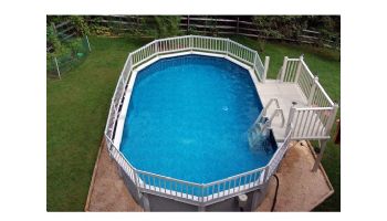 VinylWorks Deluxe 24" In-Pool Step for Above Ground Pools | Taupe | IN24-T | NE1160T