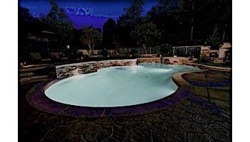 J&J Electronics ColorSplash XG Series Color LED Pool Light SwimQuip Version | 120V Equivalent 33W 100' Cord | LPL-F2C-120-100-PSQ