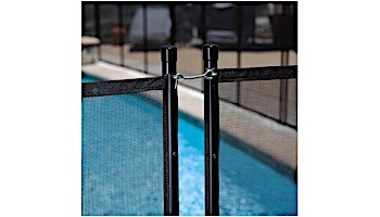 GLI Pool Products Protect-A-Pool Inground Safety Fence Gate | 5' x 30" Black | 30-0500-BLK-GATE-CGS
