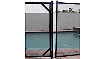 GLI Pool Products Protect-A-Pool Inground Safety Fence | 5' x 12' Section Black | Model NE181F | 30-0512-BLK-PAP